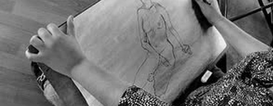 Dibujo con modelo