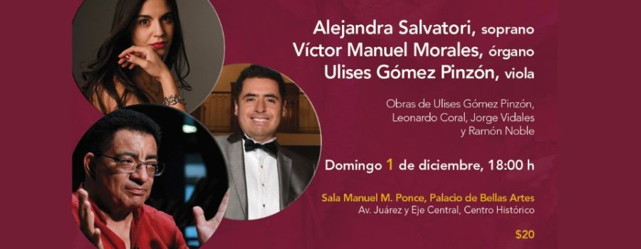 Alejandra Salvatori, soprano, y Víctor Manuel Morales, órgano
