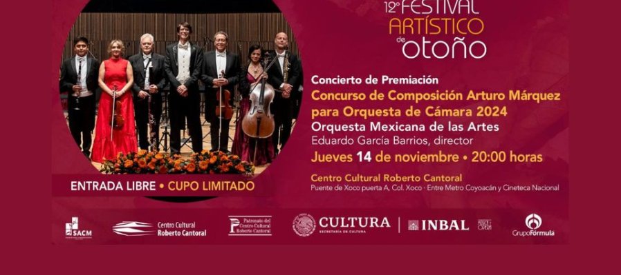 Concurso de Composición Arturo Márquez para Orquesta de Cámara