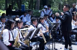 Concierto del Semillero Ensamble Comunitario de alientos y percusión del Centro Histórico 