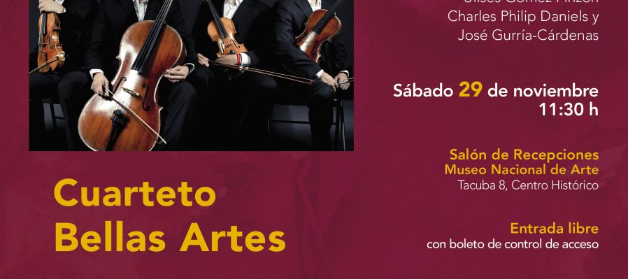 JORNADAS INBAL SACM / Cuarteto de Cuerdas de Bellas Artes