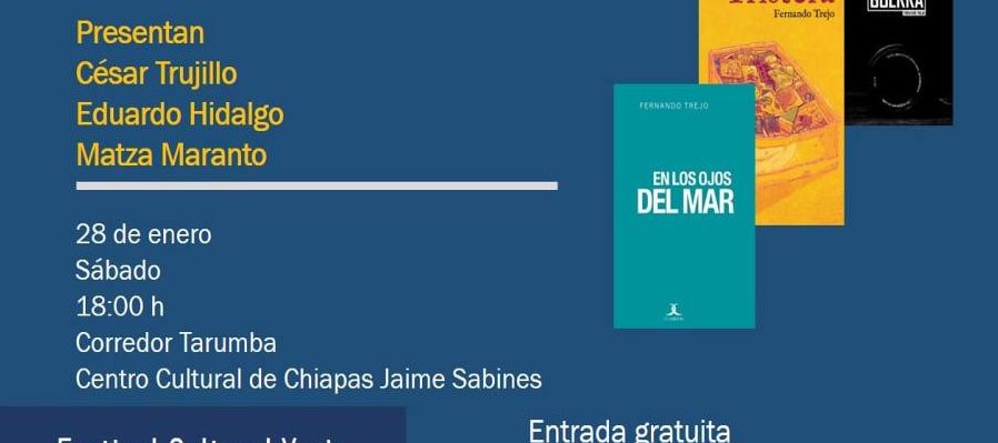 Tristera, En los ojos del mar y Las armas que me dejó la guerra.