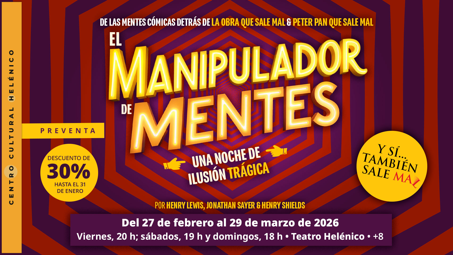 Imagen muestra de El manipulador de mentes. Una noche de ilusión trágica