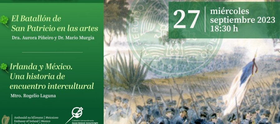 El batallón de San Patricio en las artes