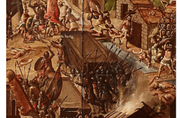 Imagen muestra de la actividad: El biombo de la conquista