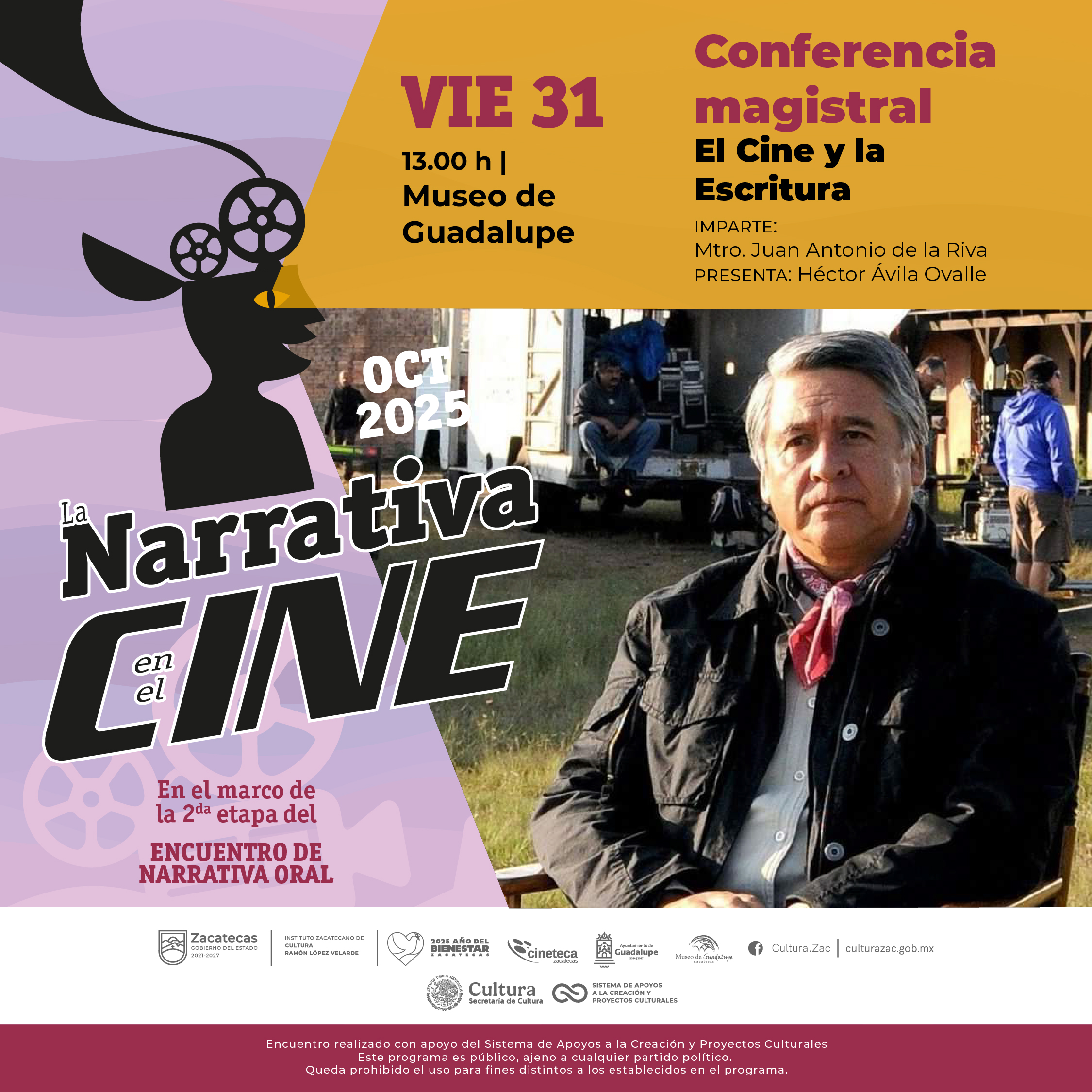 Imagen muestra de la actividad El cine y la escritura