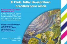 Imagen muestra de la actividad El club. Taller de escritura creativa para niñas