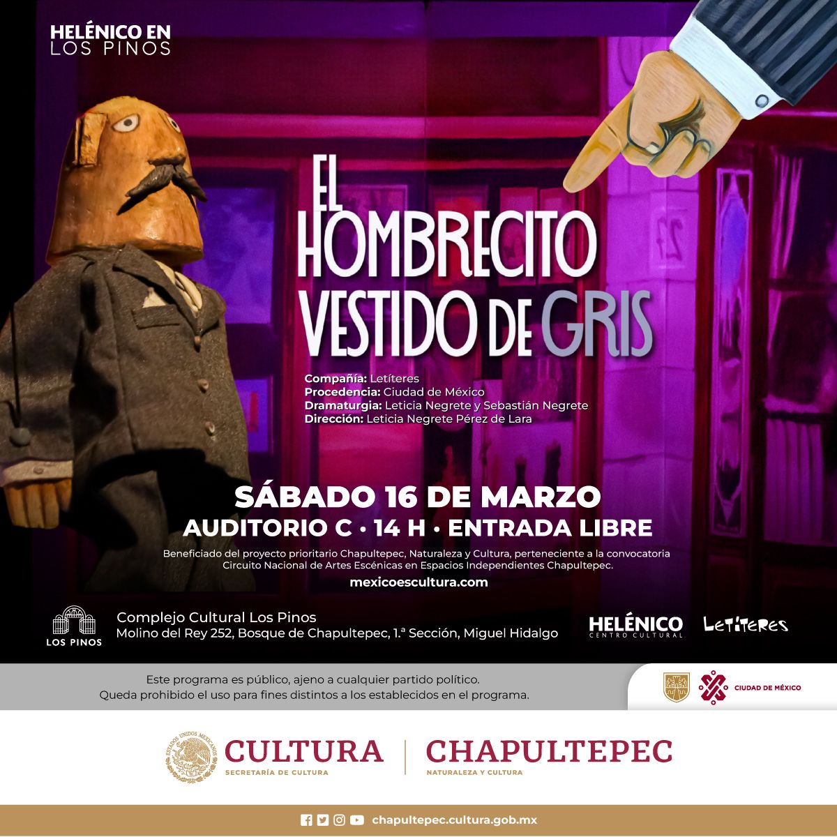 Imagen muestra de El hombrecito vestido de gris