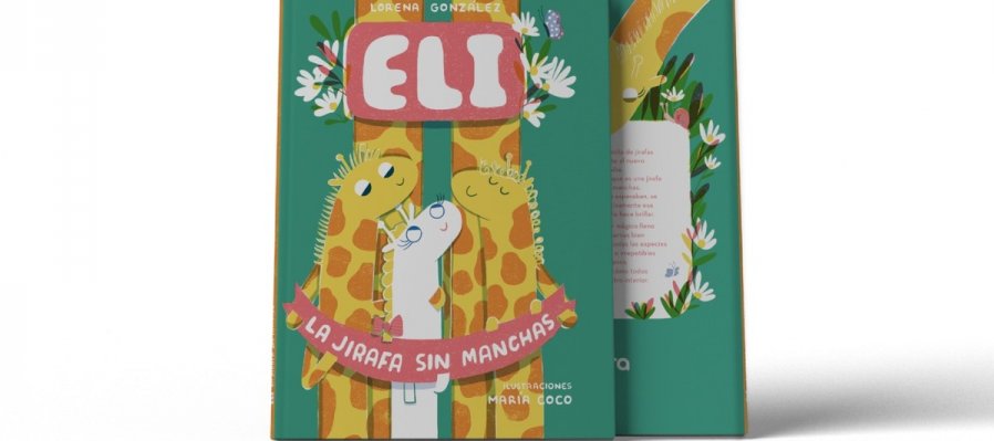 Elí la jirafa sin manchas