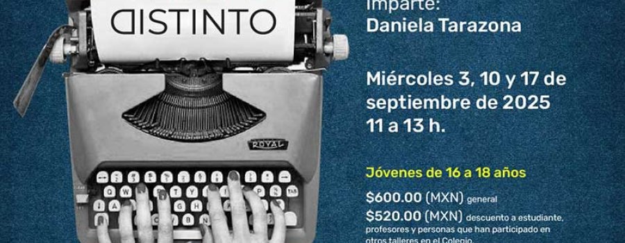 El otro distinto. Escritura creativa