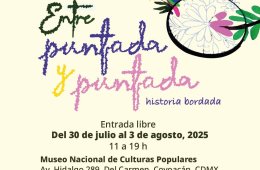 Imagen muestra de la actividad Entre puntada y puntada historia bordada
