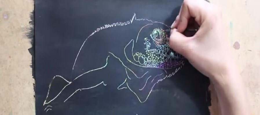 Técnicas de Esgrafiado