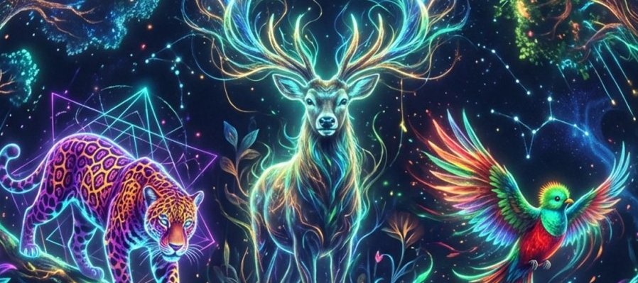 Espíritus de la Tierra. Bestiario Vivo, Arte Digital Fauna y Alebrijes