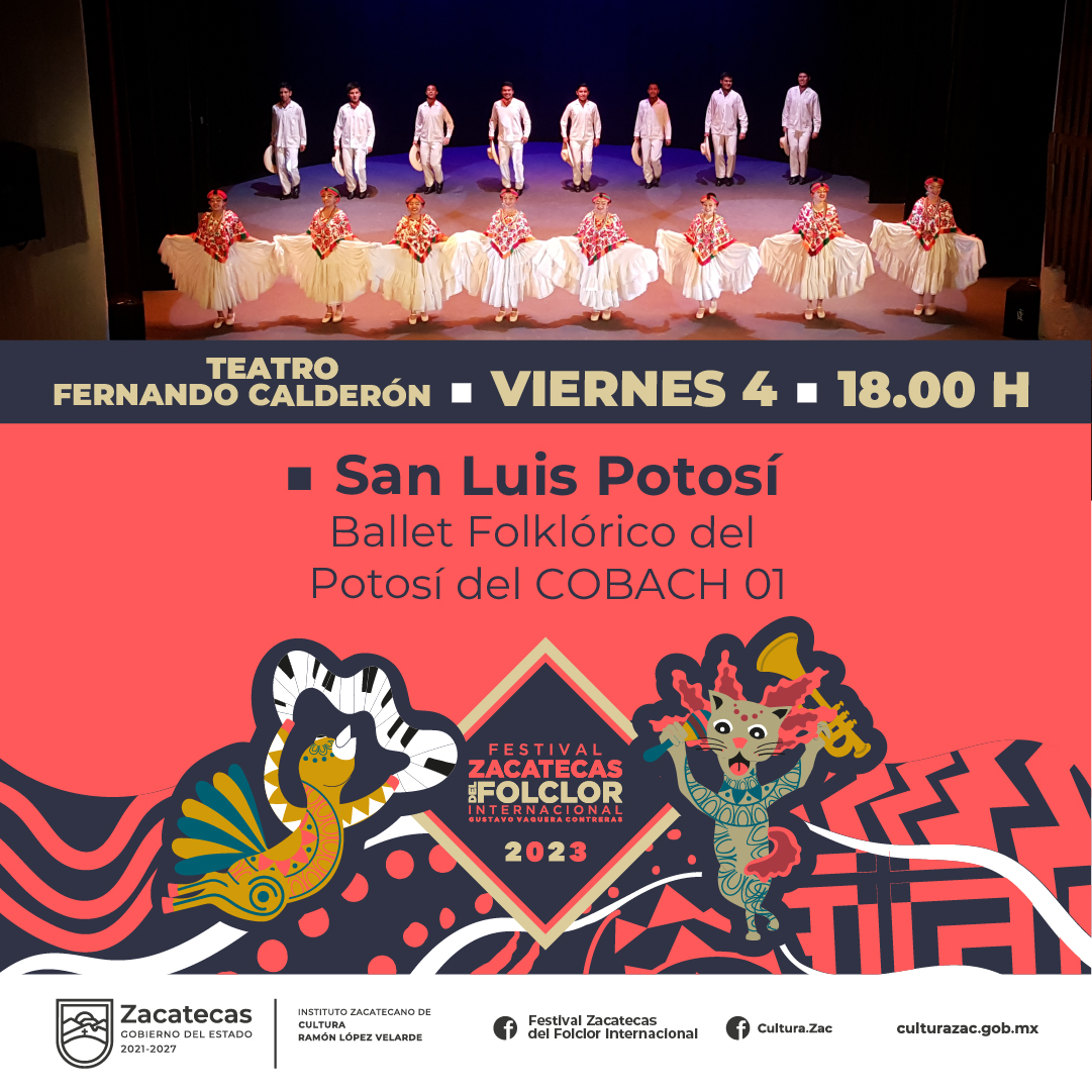 Ballet Folklórico del Potosí del COBACH 01, SAN LUIS POTOSÍ