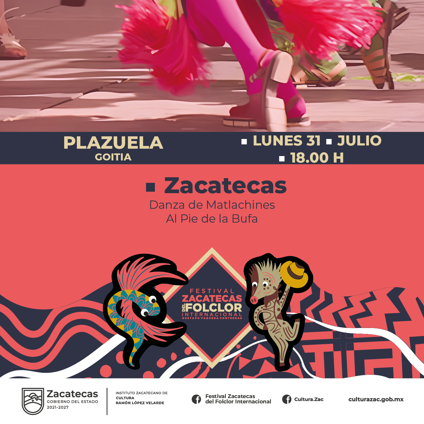 Danza de Matlachines al pie de la Bufa ZACATECAS