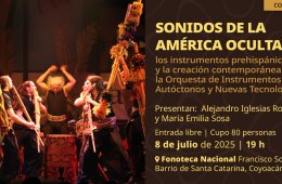Imagen muestra de la actividad Conferencia: Sonidos de la América oculta