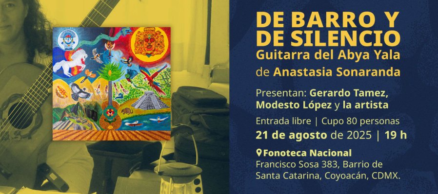 De barro y de silencio: guitarra del Abya Yala de Anastasia Sonaranda