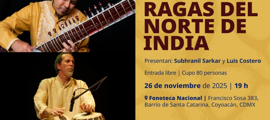 Ragas del Norte de India de Subhranil Sarkar y Luis Costero