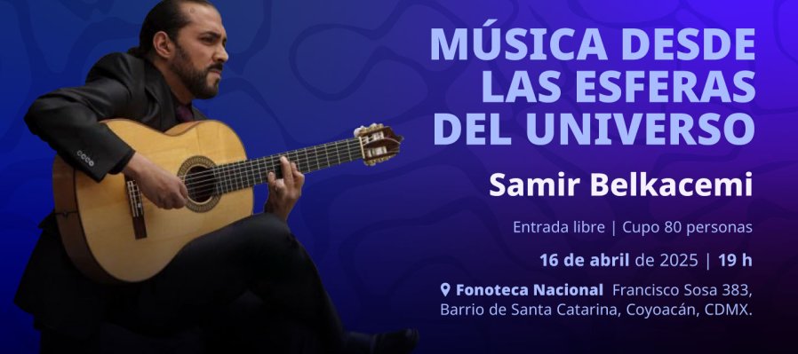 Música desde las esferas del universo de Samir Belkacemi