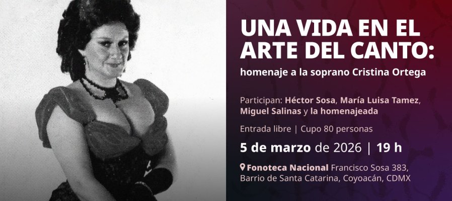 Una vida en el arte del canto: homenaje a la soprano Cristina Ortega