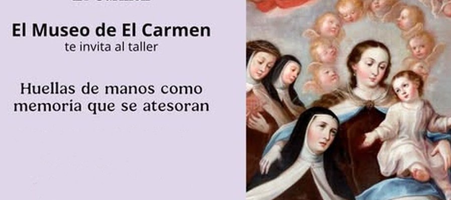 Huellas de manos como memoria que se atesoran