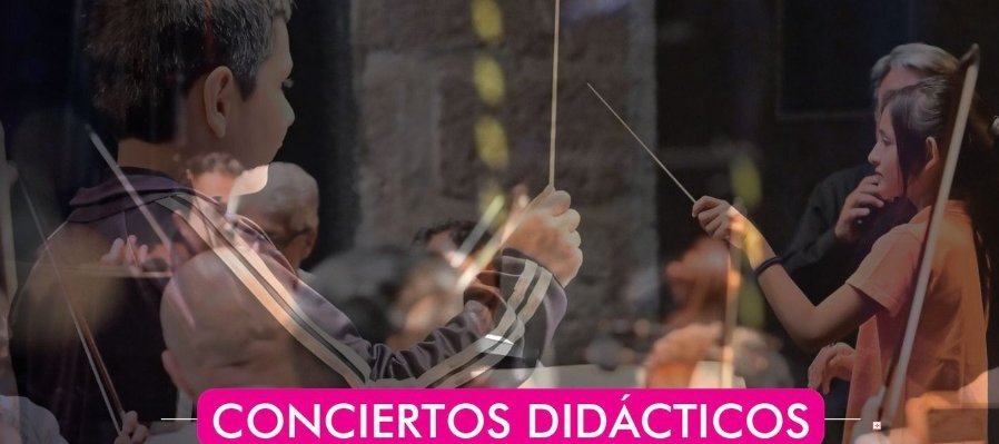 Conciertos didácticos para escuelas de nivel básico y media superior