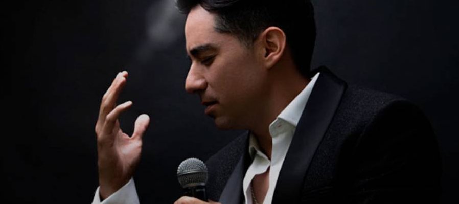 El intérprete en concierto