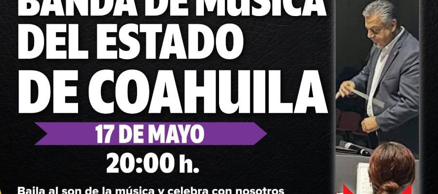 Concierto de la banda de música del estado de Coahuila