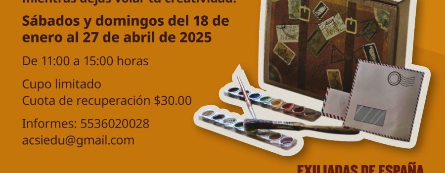 Mi valija de herramientas creativas. Hablemos de exilio.