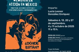 Imagen muestra de la actividad Memoria en acción en México