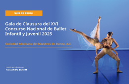 Gala de Clausura del XVI Concurso Nacional de Ballet Infantil y Juvenil 2025