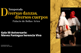 Gala 50 Aniversario: Nieves Paniagua, herencia viva
