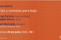 Imagen muestra de la actividad Arias y cantatas para bajo - Jorge Escutia, bajo baríton...
