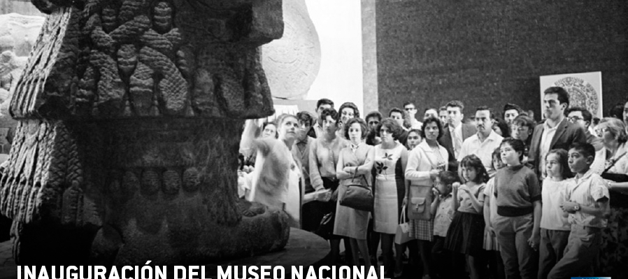 Inauguración del Museo Nacional de Antropología