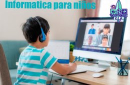 Imagen muestra de la actividad informática básico para niños