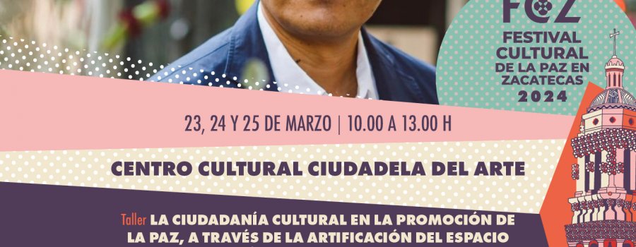 Taller La ciudadanía cultural en la promoción de la Paz, a través de la artificación del espacio publico