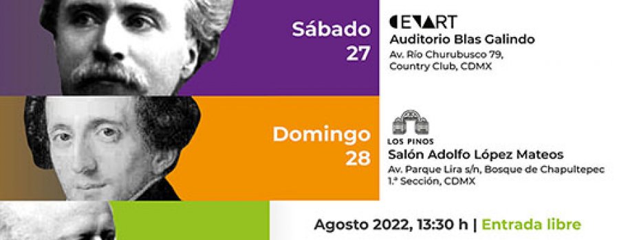 Oberturas y momentos sinfónicos estelares. Complejo Cultural Los Pinos