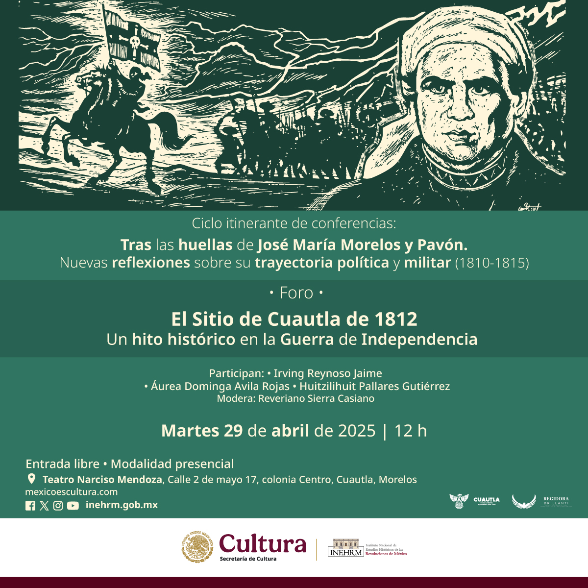 Imagen muestra de la actividad Sitio de Cuautla de 1812. Un hito histórico en la guerra de Independencia