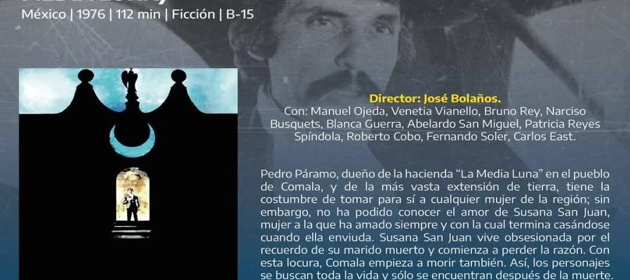 Pedro Páramo, el hombre de la media luna (1976)