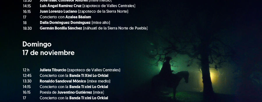 Jornada de Literatura oral. Mitos y cuentos mixes y zapotecos 