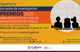 Imagen muestra de la actividad Premios 2025  Proyectos de tesis en investigación histó...
