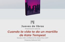 Imagen muestra de la actividad: Cuando la vida te da un martillo de Kate Tempest