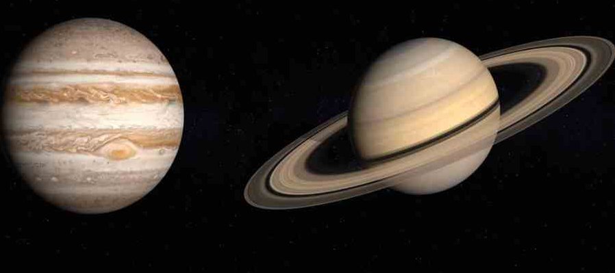 Observación de Júpiter y Saturno