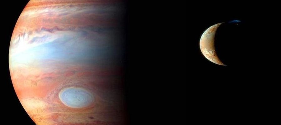 Conjunción Luna y Júpiter