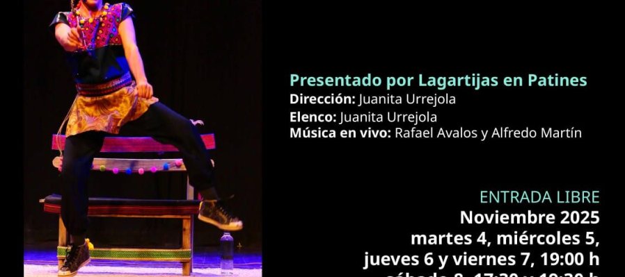 Lagartijas en Patines, cuentos y música en vivo