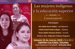Imagen muestra de la actividad: Las mujeres indígenas y la educación superior