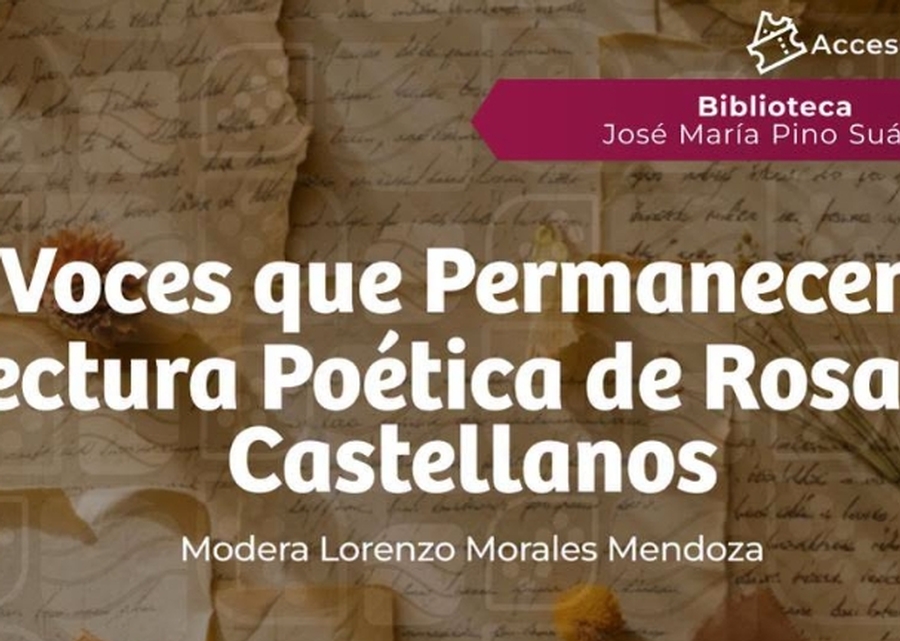 Imagen muestra de la actividad Lectura Poética de Rosario Castellanos