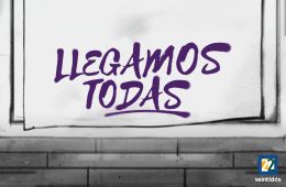 Imagen muestra de la actividad ¡Llegamos todas!