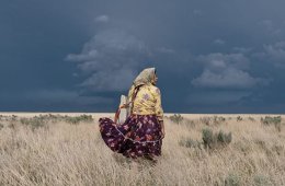 La mujer de estrellas y montañas
