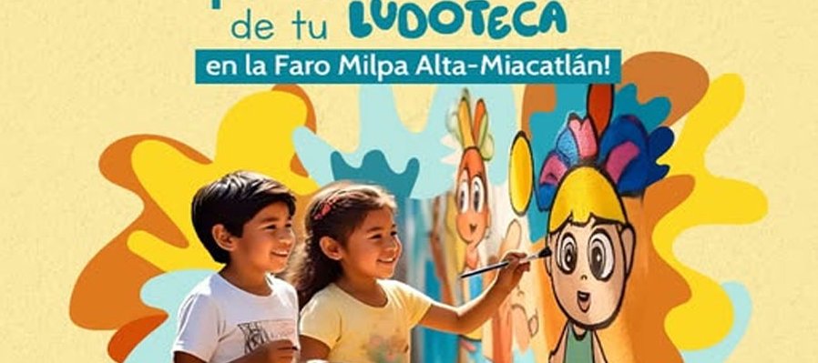 Crea el mural de tu ludoteca en la Faro Milpa Alta- Miacatlán